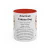 11oz American Eskimo Dog Mug, Navy, front view