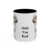 11oz Shih Tzu Dog Dad Mug, Vintage Sketch Coffee Mug, Dog Dad Gift