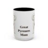 15oz Great Pyrenees Dog Mom Mug, Vintage Sketch Coffee Mug, Dog Mom Gift