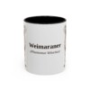 11oz Weimaraner Latin Mug, Vintage Dog Coffee Mug, Dog Lover Gift