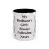 11oz Funny Redbone Coonhound Mug, Vintage Dog Coffee Mug, Dog Lover Gift