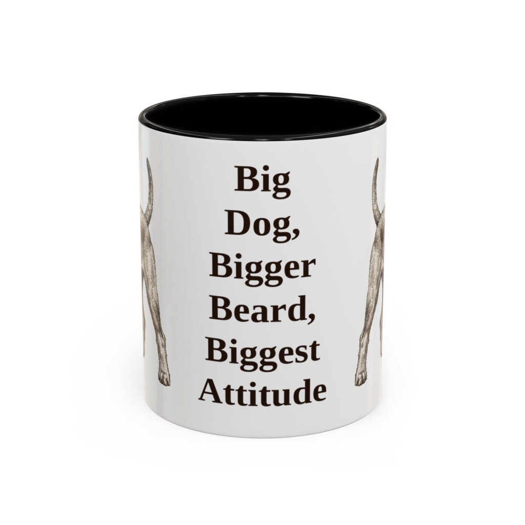 11oz Funny Giant Schnauzer Mug, Vintage Dog Coffee Mug, Dog Lover Gift