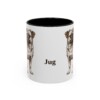 11oz Jug Mug, Vintage Dog Portrait Coffee Mug, Dog Lover Gift