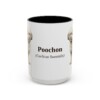 15oz Poochon Latin Mug, Vintage Dog Coffee Mug, Dog Lover Gift