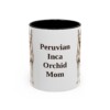 11oz Peruvian Inca Orchid Dog Mom Mug, Vintage Sketch Coffee Mug, Dog Mom Gift
