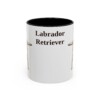 11oz Labrador Retriever Mug, Vintage Dog Portrait Coffee Mug, Dog Lover Gift
