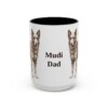 15oz Mudi Dog Dad Mug, Vintage Sketch Coffee Mug, Dog Dad Gift