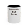 11oz Staffordshire Bull Terrier Mug, Vintage Dog Portrait Coffee Mug, Dog Lover Gift