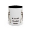 11oz Russell Terrier Dog Mom Mug, Vintage Sketch Coffee Mug, Dog Mom Gift