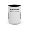 15oz Komondor Latin Mug, Vintage Dog Coffee Mug, Dog Lover Gift