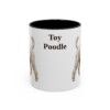 11oz Toy Poodle Mug, Vintage Dog Portrait Coffee Mug, Dog Lover Gift