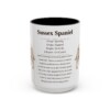 15oz Sussex Spaniel Mug, Illustrated Dog Breed Facts Coffee Mug, Vintage Dog Keepsake Gift