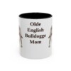 11oz Olde English Bulldogge Dog Mom Mug, Vintage Sketch Coffee Mug, Dog Mom Gift