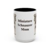 6967083650028800845_2048.jpeg 15oz Miniature Schnauzer Dog Mom Mug, Vintage Sketch Coffee Mug, Dog Mom Gift