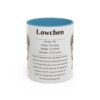 11oz Lowchen Mug, Orange, front view