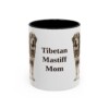 11oz Tibetan Mastiff Dog Mom Mug, Vintage Sketch Coffee Mug, Dog Mom Gift