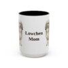 15oz Lowchen Dog Mom Mug, Vintage Sketch Coffee Mug, Dog Mom Gift