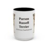 15oz Parson Russell Terrier Latin Mug, Vintage Dog Coffee Mug, Dog Lover Gift