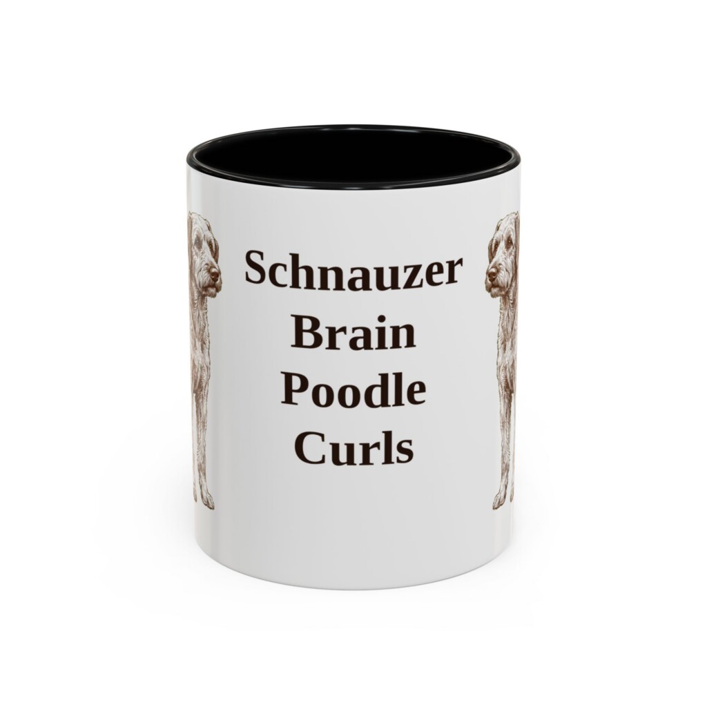 11oz Funny Schnoodle Mug, Vintage Dog Coffee Mug, Dog Lover Gift