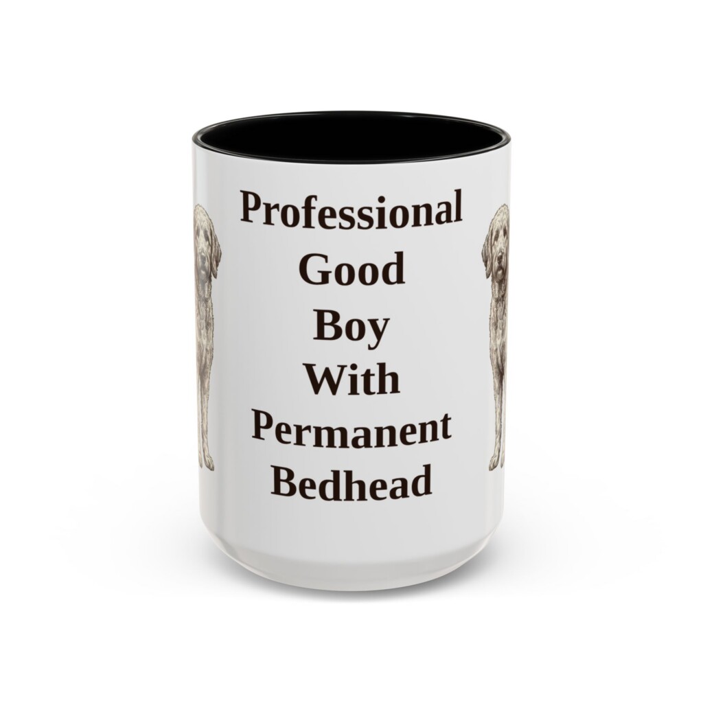 15oz Funny Goldendoodle Mug, Vintage Dog Coffee Mug, Dog Lover Gift