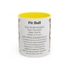 11oz Pit Bull Mug, Red, front view