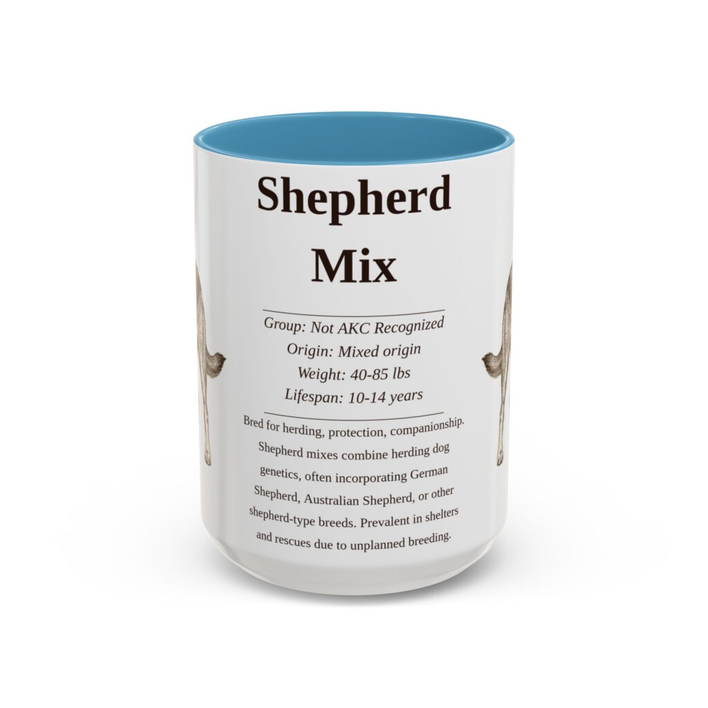 7407197939699377267_2048.jpeg 15oz Shepherd Mix Mug, Light Blue, front view