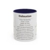 11oz Dalmatian Mug, Yellow, front view