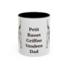 11oz Petit Basset Griffon Vendeen Dog Dad Mug, Vintage Sketch Coffee Mug, Dog Dad Gift