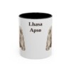 11oz Lhasa Apso Mug, Vintage Dog Portrait Coffee Mug, Dog Lover Gift