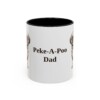 11oz Peke-A-Poo Dog Dad Mug, Vintage Sketch Coffee Mug, Dog Dad Gift