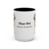 7575501830389503884_2048.jpeg 15oz Shar-Pei Latin Mug, Vintage Dog Coffee Mug, Dog Lover Gift