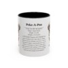 7632584348956628641_2048.jpeg 11oz Peke-A-Poo Mug, Illustrated Dog Breed Facts Coffee Mug, Vintage Dog Keepsake Gift