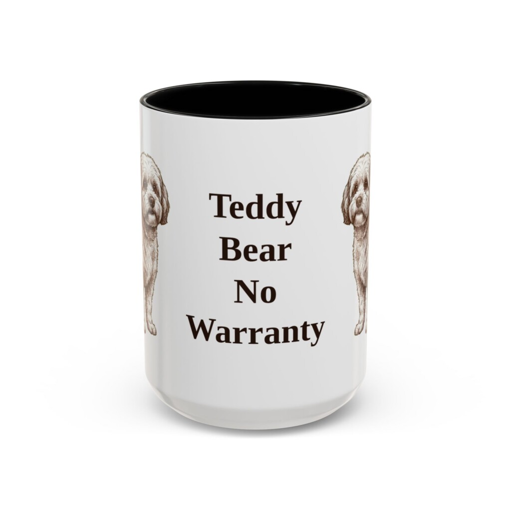15oz Funny Shichon Mug, Vintage Dog Coffee Mug, Dog Lover Gift
