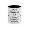 11oz Funny Shepherd Mix Mug, Vintage Dog Coffee Mug, Dog Lover Gift