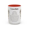 15oz Lowchen Mug, Navy, front view