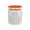11oz Plott Hound Mug, Pink, front view
