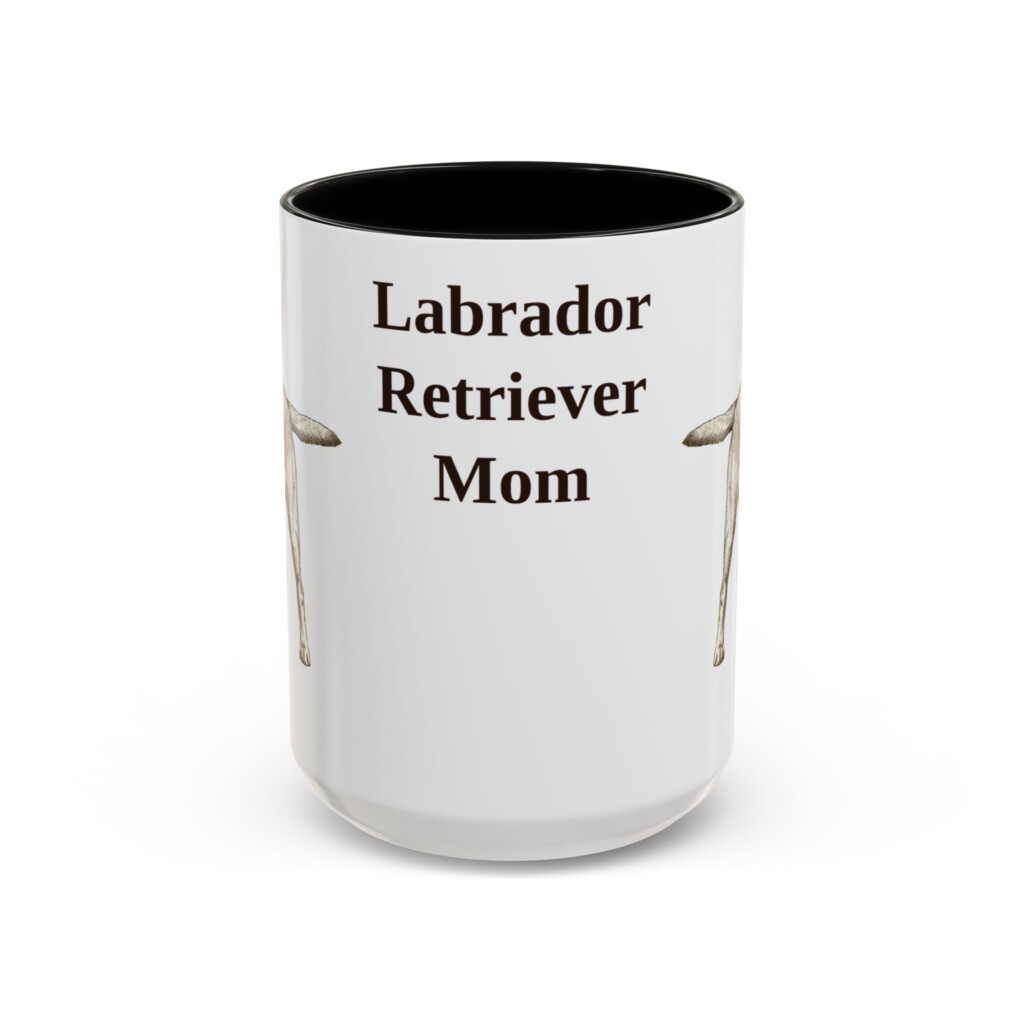 7906219627508635895_2048.jpeg 15oz Labrador Retriever Dog Mom Mug, Vintage Sketch Coffee Mug, Dog Mom Gift