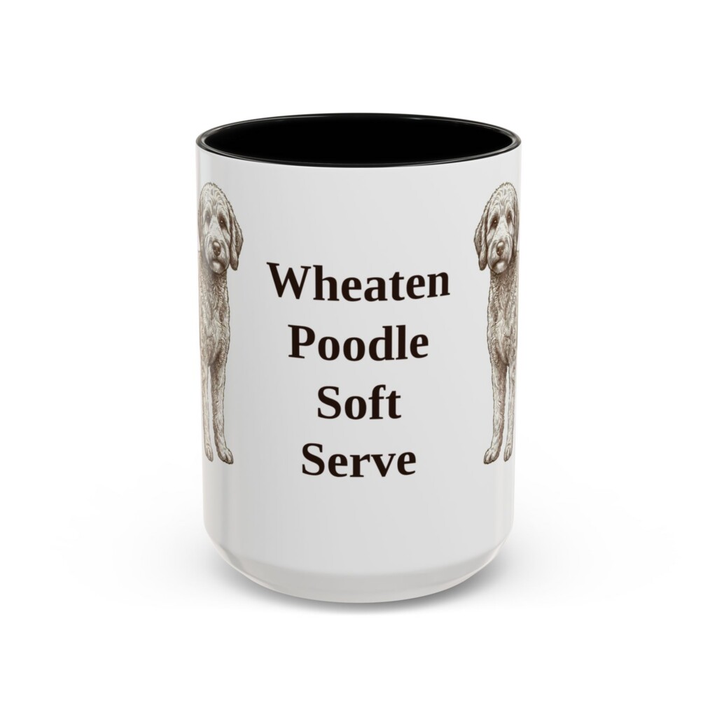 15oz Funny Whoodle Mug, Vintage Dog Coffee Mug, Dog Lover Gift