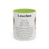 11oz Lowchen Mug, Light Blue, front view