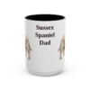 15oz Sussex Spaniel Dog Dad Mug, Vintage Sketch Coffee Mug, Dog Dad Gift