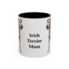 11oz Irish Terrier Dog Mom Mug, Vintage Sketch Coffee Mug, Dog Mom Gift