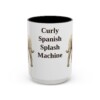15oz Funny Spanish Water Dog Mug, Vintage Dog Coffee Mug, Dog Lover Gift