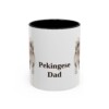 11oz Pekingese Dog Dad Mug, Vintage Sketch Coffee Mug, Dog Dad Gift