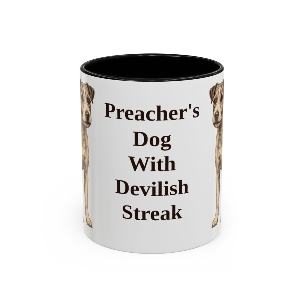 11oz Funny Parson Russell Terrier Mug, Vintage Dog Coffee Mug, Dog Lover Gift