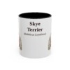 11oz Skye Terrier Latin Mug, Vintage Dog Coffee Mug, Dog Lover Gift