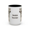 15oz Welsh Terrier Mug, Vintage Dog Portrait Coffee Mug, Dog Lover Gift