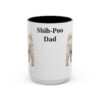 8629561935791794090_2048.jpeg 15oz Shih-Poo Dog Dad Mug, Vintage Sketch Coffee Mug, Dog Dad Gift