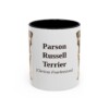 11oz Parson Russell Terrier Latin Mug, Vintage Dog Coffee Mug, Dog Lover Gift