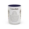 15oz Lowchen Mug, Orange, front view