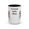 15oz German Spitz Dog Mom Mug, Vintage Sketch Coffee Mug, Dog Mom Gift